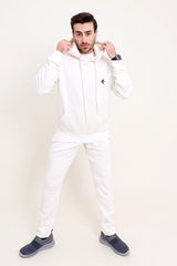 Zircon Premium Cotton Fleece Tracksuits Off White