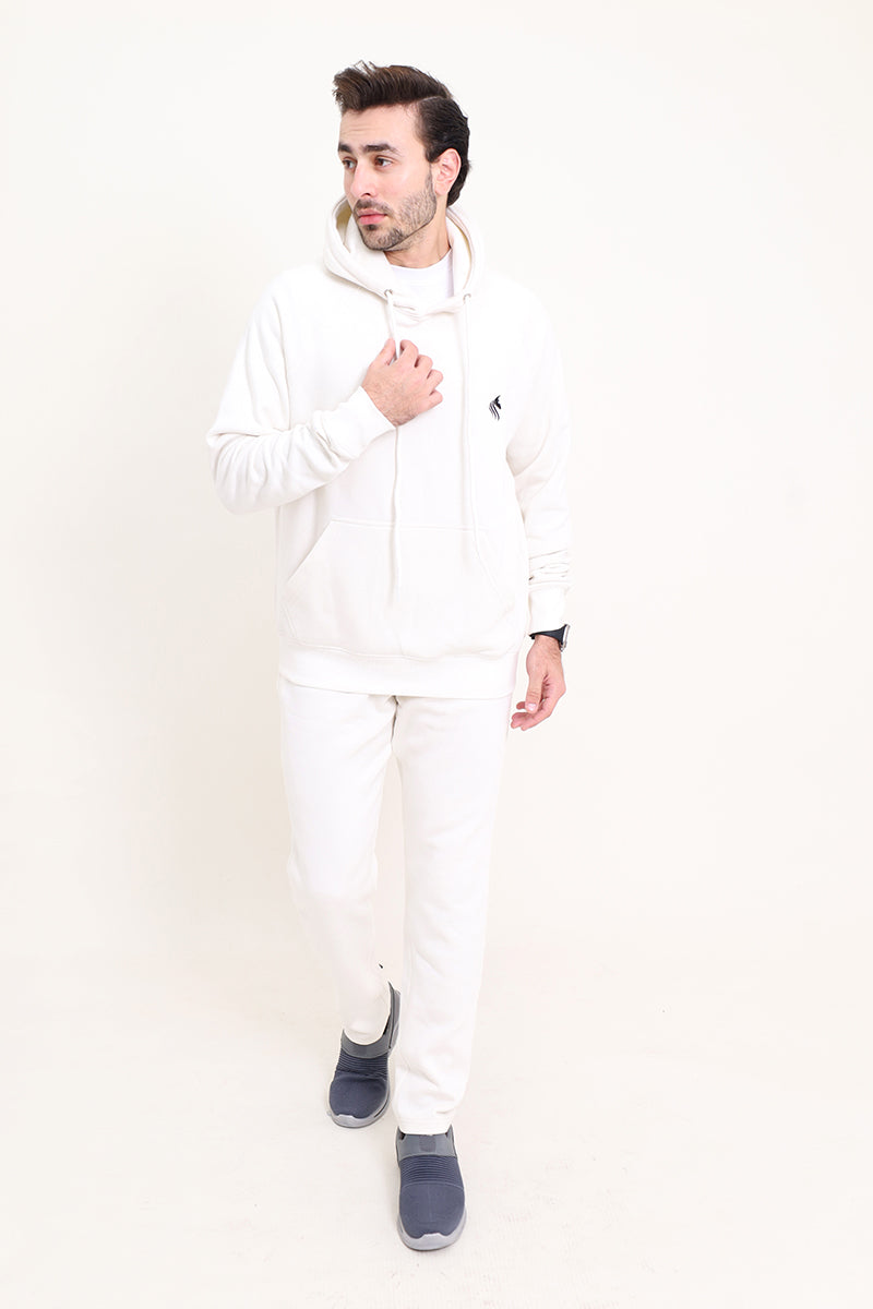 Zircon Premium Cotton Fleece Tracksuits Off White