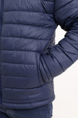 Zircon Premium Padded Puffer Jacket Navy Blue