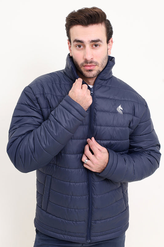 Zircon Premium Padded Puffer Jacket Navy Blue