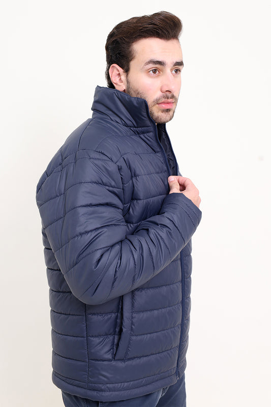 Zircon Premium Padded Puffer Jacket Navy Blue
