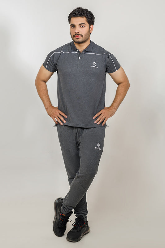 Zircon Semi Formal Tracksuit Charcoal