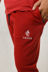 Zircon Semi Formal Tracksuit Maroon