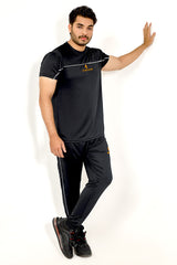 Zircon Stylish Tracksuit Black