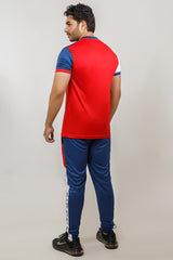 Zircon Stylish Tracksuit Red/Navy